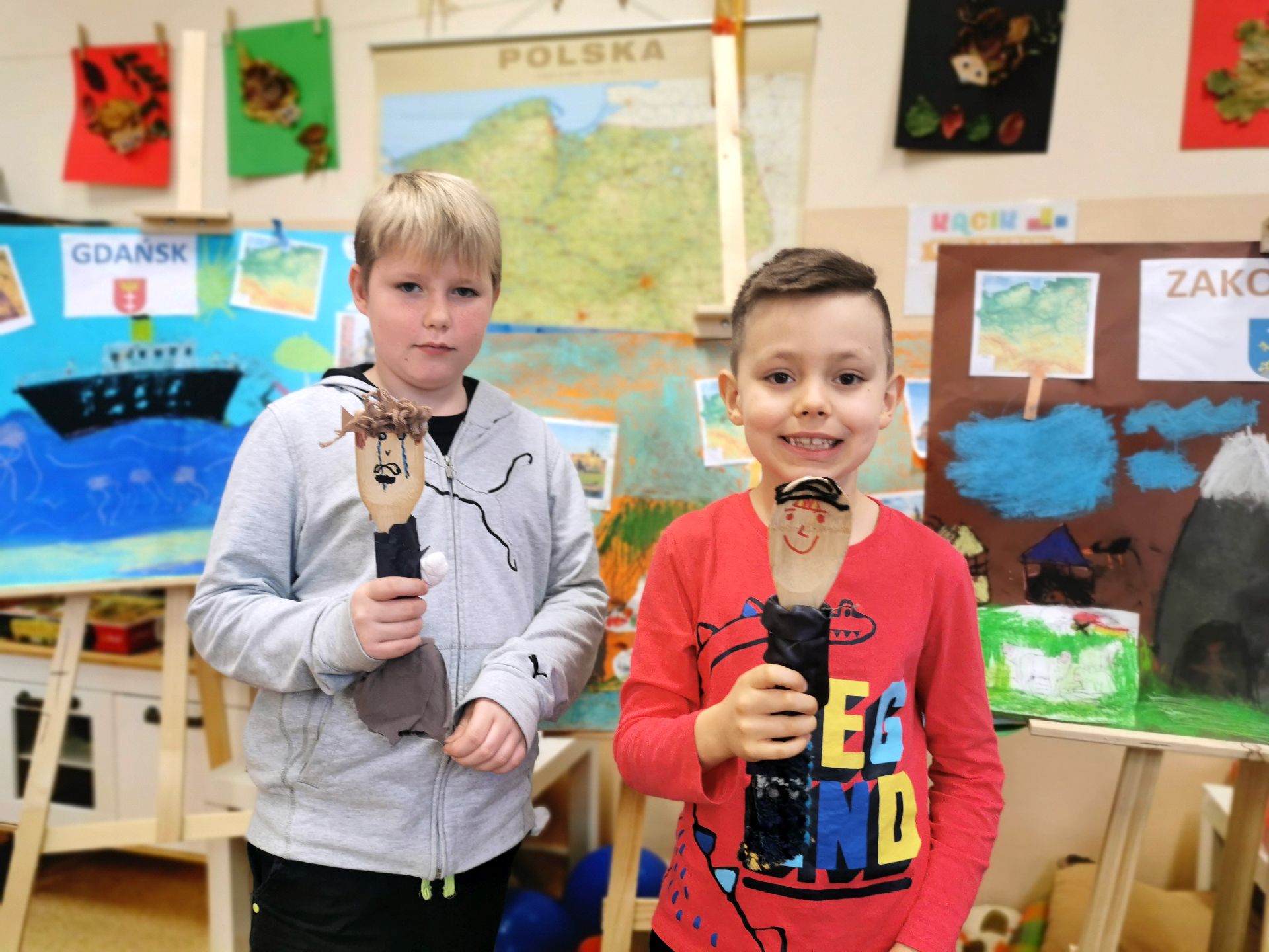 Kukiełkowa bajka w wykonaniu klasy 2a - Publiczna Szkoła Podstawowa nr