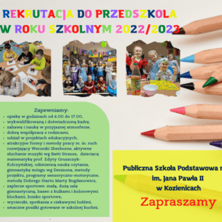 Rekrutacja do przedszkola